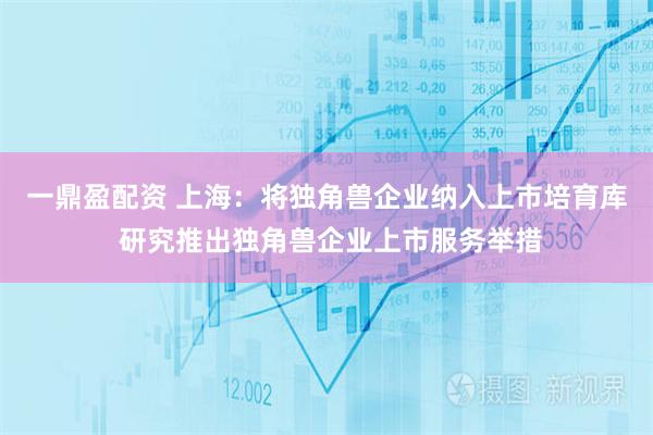 一鼎盈配资 上海：将独角兽企业纳入上市培育库 研究推出独角兽企业上市服务举措